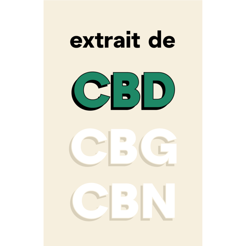 Extrait de CBD