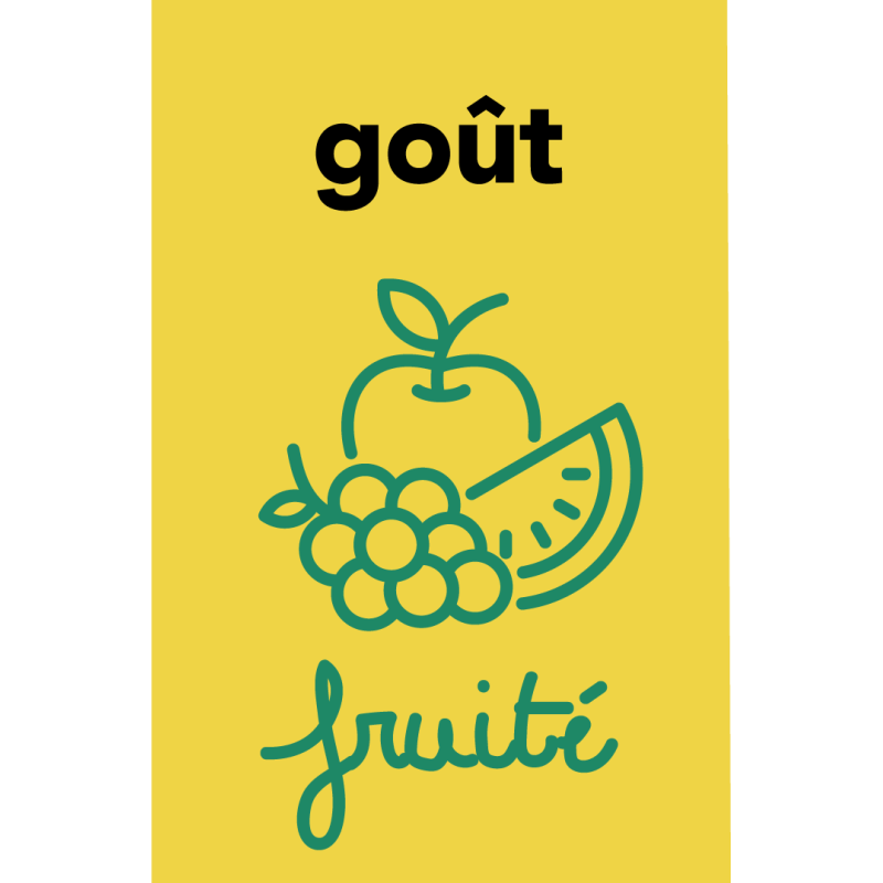 Tisane CBD au goût fruité