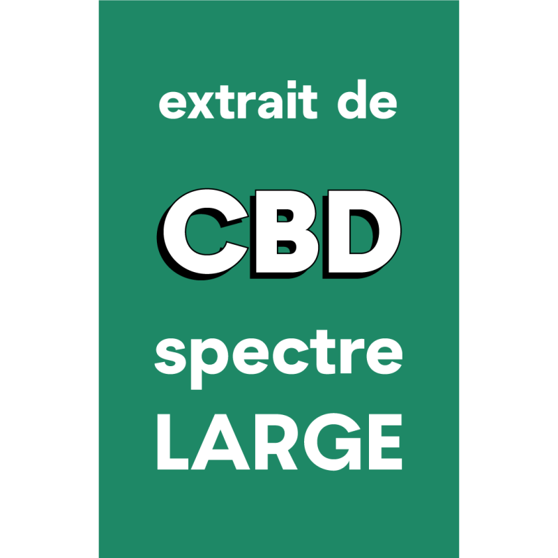 Extrait de CBD Spectre large