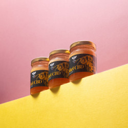 3 pots de miel de CBD
