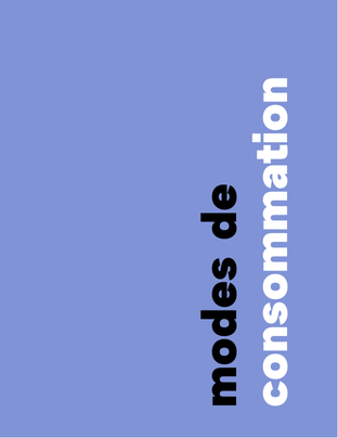 modes de consommation image